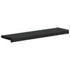 vidaXL Appui de fen&ecirc;tre Noir avec grain de bois 100 x 20 x 4,5 cm PVC
