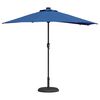 vidaXL Parasol de jardin Azur 294 x 150 x 223 cm Polyester et Acier