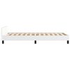 vidaXL Cadre de lit sans matelas blanc 80x200 cm similicuir