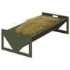 vidaXL Trough d'alimentation pour le bétail Vert olive