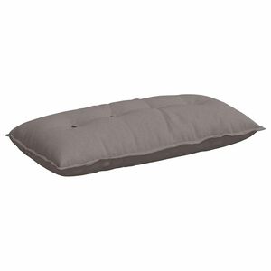 vidaXL Coussin de Dos Taupe 100 x 19 x 50 cm tissu