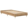 vidaXL Cadre de lit sans matelas ch&ecirc;ne artisanal 90x200 cm