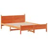 vidaXL Cadre de lit sans matelas cire marron 120x200cm bois pin massif