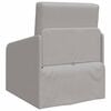 vidaXL Canap&eacute;-Lit 60cm Gris nuage tissu