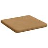 vidaXL Coussins de si&egrave;ge 4 pcs Marron 40 x 40 x 3 cm Velours