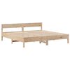 vidaXL Cadre de lit sans matelas 200x200 cm bois massif de pin