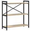 vidaXL &Eacute;tag&egrave;re 80 x 30 x 85 cm Bois d'ing&eacute;nierie Ch&ecirc;ne Sonoma