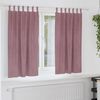 vidaXL Rideaux occultants 2 pcs Rose foncé 140 x 175 cm Velours