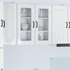 vidaXL Armoire de cuisine Kalmar Blanc brillant 40 x 31 x 80 cm