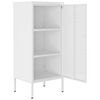 vidaXL Armoire de rangement Blanc 42,5x35x101,5 cm Acier