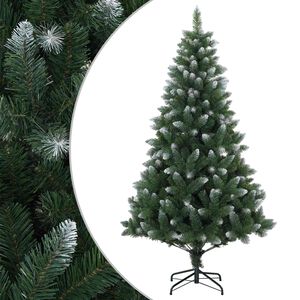 vidaXL Sapin de No&euml;l artificiel 180 cm PVC et m&eacute;tal Vert