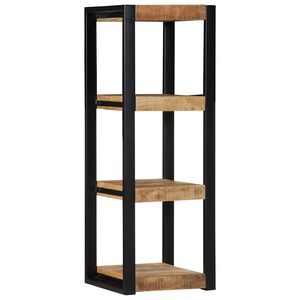 vidaXL &Eacute;tag&egrave;re murale 35x35x100 cm bois de manguier brut massif