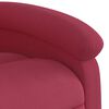 vidaXL Fauteuil inclinable de massage &eacute;lectrique rouge bordeaux