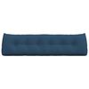 vidaXL Coussin de Dos Bleu 180 x 24 x 50 cm tissu