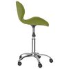 vidaXL Chaise pivotante de bureau Vert clair Velours