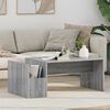 vidaXL Table basse Gris Sonoma 90 x 45 x 35 cm Bois d'ing&eacute;nierie