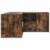 vidaXL Armoire d'angle ch&ecirc;ne fum&eacute; 160x40x45 cm bois d'ing&eacute;nierie