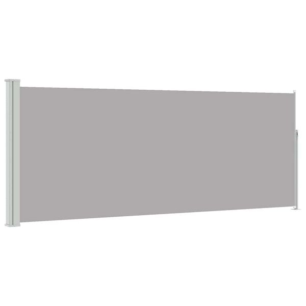 vidaXL Auvent lat&eacute;ral r&eacute;tractable 120 x 300 cm Gris