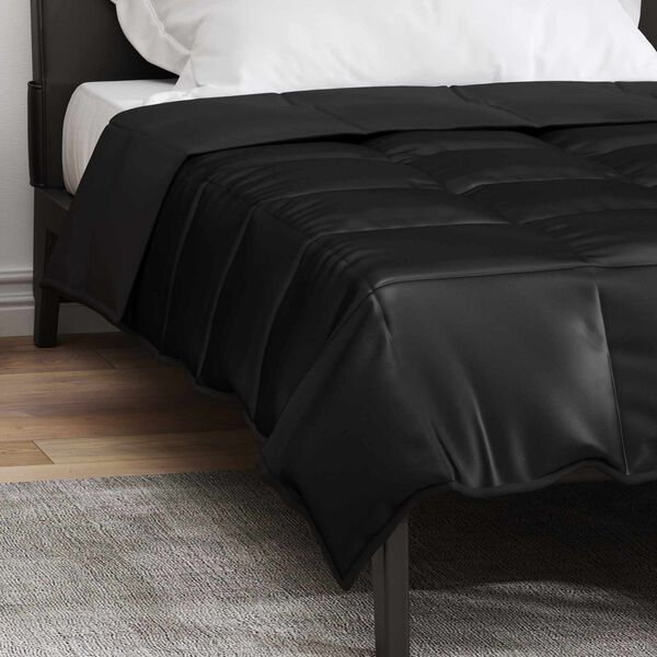 vidaXL Duvet complet toute l'ann&eacute;e Noir 220 x 140 cm