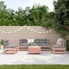vidaXL Salon de jardin 6 pcs avec coussins bois massif Douglas
