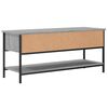 vidaXL Meuble TV sonoma gris 100x35x45 cm bois d'ing&eacute;nierie