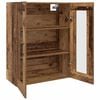 vidaXL Armoires Murailles 2 pcs Bois ancien 69,5 x 34 x 90 cm