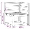 vidaXL Canap&eacute; d'angle ext&eacute;rieur Bois d'Acacia Massif Naturel