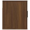 vidaXL Meuble TV mural Ch&ecirc;ne marron 80x34,5x40 cm