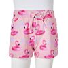 Short enfants cordon de serrage rose clair 92
