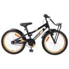 vidaXL V&eacute;lo pour Enfants 18 Pouces pour les 5-7 ans Orange Noir