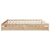 vidaXL Cadre de lit sans matelas 180x200 cm bois massif de pin