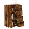 vidaXL Buffets 2 pcs chêne fumé 60x31x84 cm bois d'ingénierie