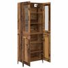 vidaXL Haut Armoire Bois Ancien 69,5 x 34 x 180 cm Bois d'ing&eacute;nierie