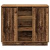 vidaXL Buffet LED Bois ancien 90 x 32 x 75 cm Bois d'ing&eacute;nierie