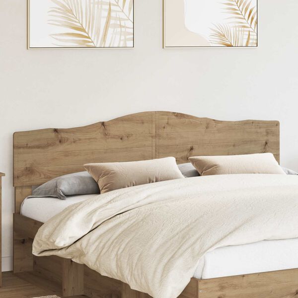 vidaXL T&ecirc;te de lit Ch&ecirc;ne artisanal 180 cm Bois d'ing&eacute;nierie
