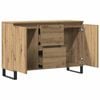 vidaXL Buffet chêne artisanal 101,5x35x70 cm bois d'ingénierie