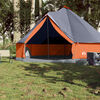 vidaXL Tente familiale tipi 8 personnes gris et orange imperméable