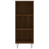 vidaXL Buffet ch&ecirc;ne marron 34,5x32,5x90 cm bois d'ing&eacute;nierie
