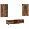 vidaXL Ensemble meuble TV FLORIN 3 pcs Bois ancien Bois d'ing&eacute;nierie