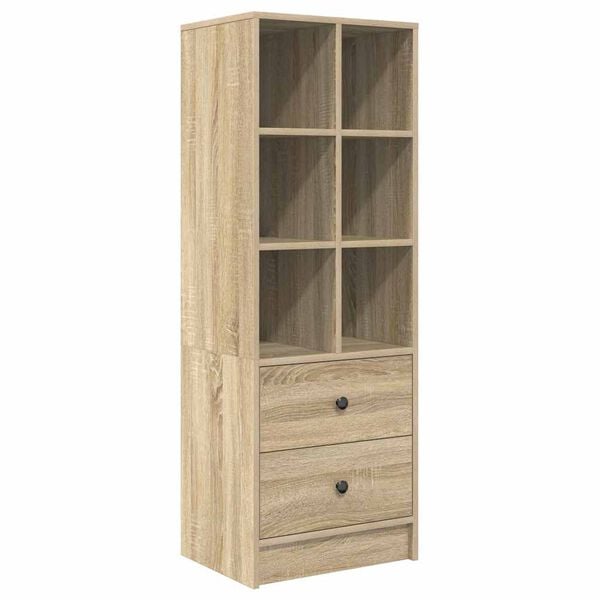 vidaXL Haut Armoire avec tiroir Ch&ecirc;ne Sonoma 45,5 x 34 x 127 cm