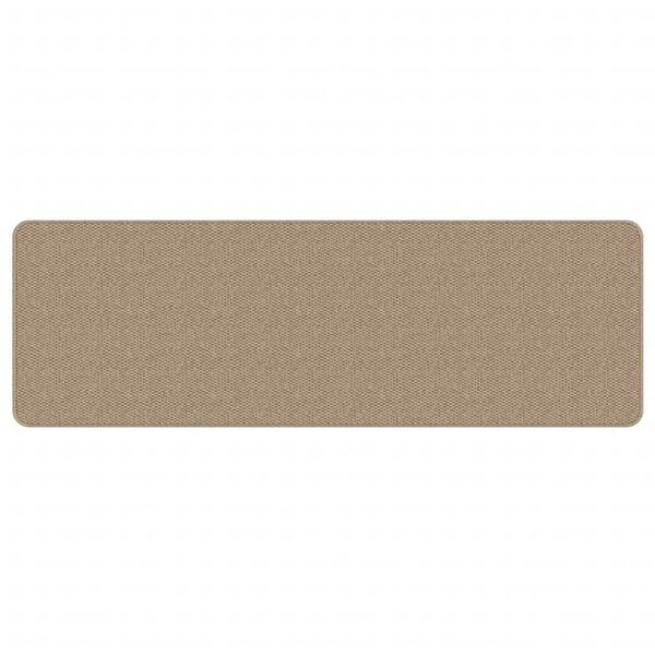 vidaXL Tapis de couloir aspect sisal sable 50x150 cm