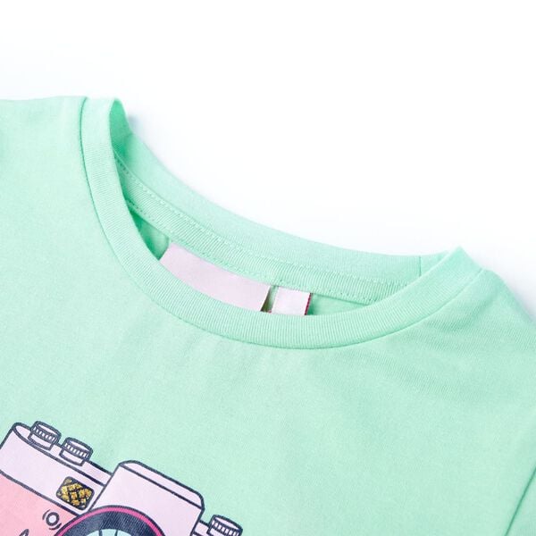 T-shirt pour enfants vert vif 116