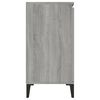 vidaXL Buffet Sonoma gris 102x35x70 cm Bois d'ing&eacute;nierie