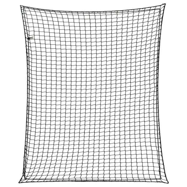 vidaXL Filet pour remorque avec corde élastique noir 3x2,5 m PP