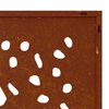 vidaXL D&eacute;coration murale jardin 105x55 cm acier corten design feuille