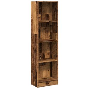 vidaXL Biblioth&egrave;que vieux bois 40x24x176 cm bois d'ing&eacute;nierie