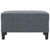vidaXL Repose-pied Gris foncé 70x55x41 cm Velours