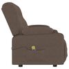 vidaXL Fauteuil de massage inclinable porte-gobelets 2 places taupe