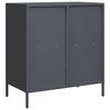 vidaXL Buffet anthracite 68x39x73,5 cm acier lamin&eacute; &agrave; froid