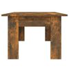 vidaXL Table basse Ch&ecirc;ne fum&eacute; 100x60x42 cm Bois d'ing&eacute;nierie